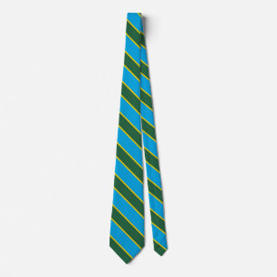 Ruanda Flag Elegant Patriotic Neck Tie Krawatte