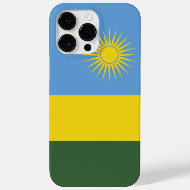 Ruanda-Flagge Case-Mate iPhone 14 Pro Max Hülle (Rückseite)