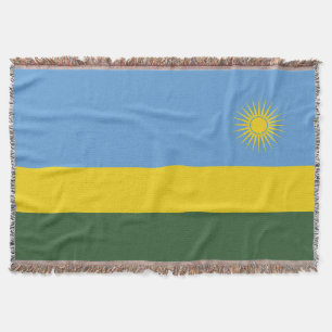 Ruanda-Flagge Decke