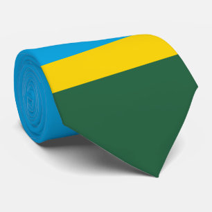 Ruanda-Flagge Krawatte