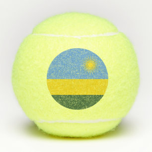 Ruanda-Flagge Tennisbälle