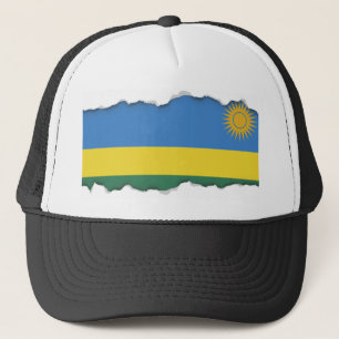 Ruanda-Flagge Truckerkappe