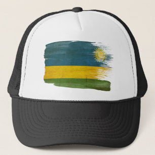 Ruanda-Flaggen-Fernlastfahrer-Hut Truckerkappe