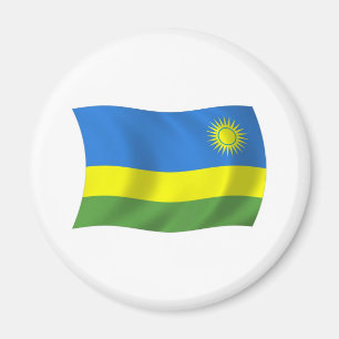 Ruanda-Flaggenmagnet Magnet