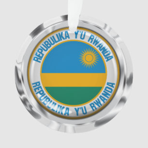 Ruanda Round Emblem Ornament