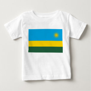 Ruandische Flagge (Ruanda) (Afrikanisches Land) Baby T-shirt