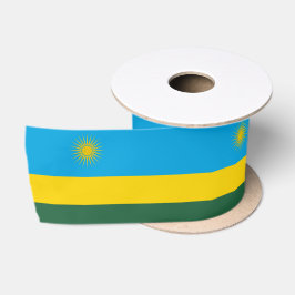 Ruandische Flagge (Ruanda) (afrikanisches Land) Satinband
