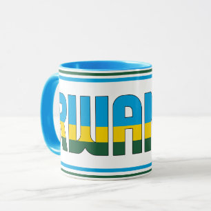 Ruandische Nationalflagge Patriotic Coffee Tasse
