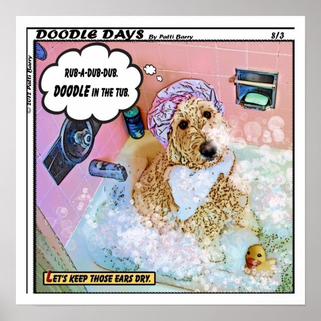 Rub-A-Dub-Dub Doodle Poster (Vorne)