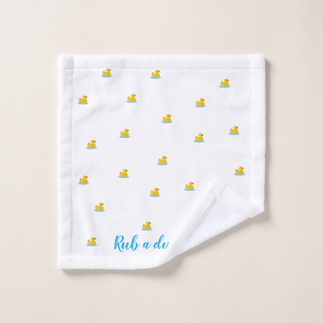 Rub A Dub Dub Duck Linge (Gant de toilette)