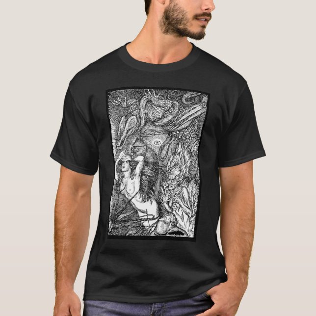 Rubaiyat de T-shirt de cru d'Omar Khayyam (Devant)