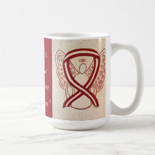 Ruban Angel Mug de sensibilisation au cancer bucca