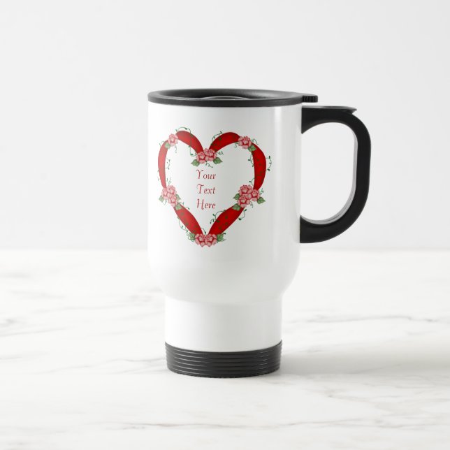 Ruban cardiaque personnalisable - Mug (Droite)