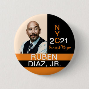 Ruban Diaz für NYC Mayor 2021 Button