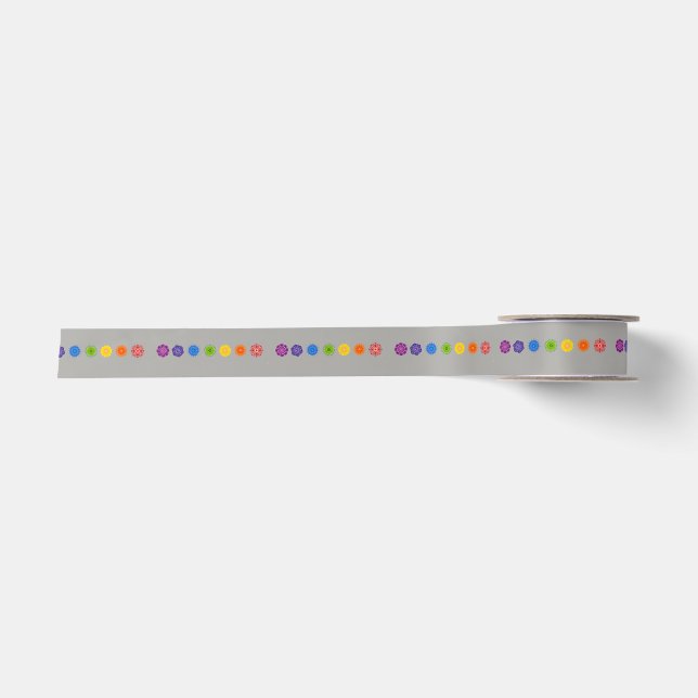Ruban En Satin 7 Chakra (Devant)