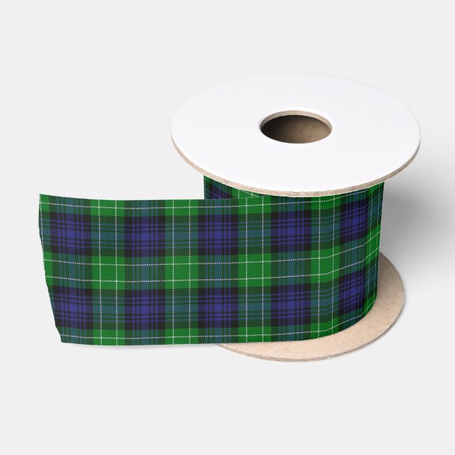 Ruban En Satin Abercrombie Tartan (Bobine)