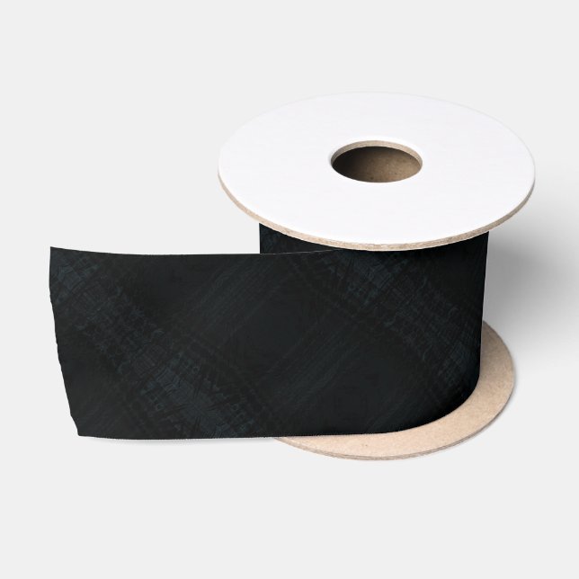 Ruban En Satin Acceptation | Texture foncée Shibori (Bobine)