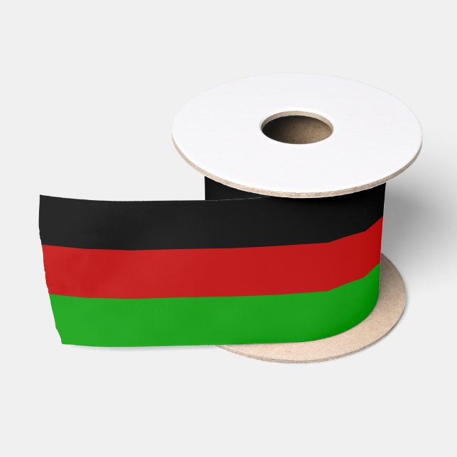 Ruban En Satin Afghanistan drapeau couleurs ruban, Afghanistan (Bobine)