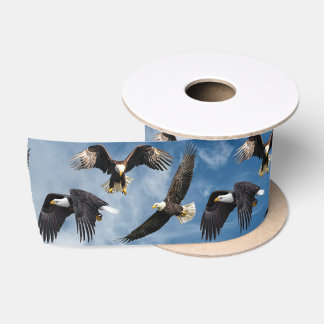Ruban En Satin Aigle à tête blanche