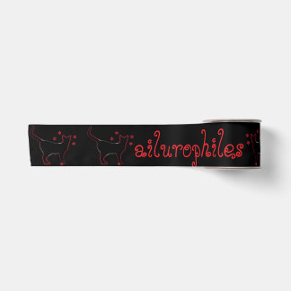 Ruban En Satin ailurophiles Amoureux de les chats