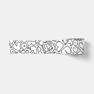 Ruban En Satin Amusant motif mammaire adulte