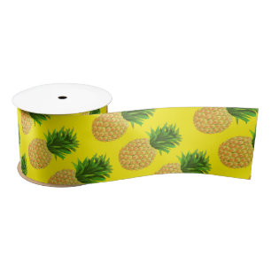 Ruban En Satin Ananas jaune