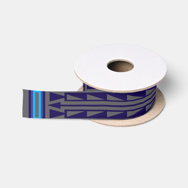 Ruban En Satin Ancêtres bleu (Bobine)