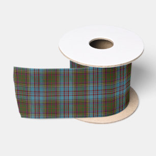 Ruban En Satin Anderson Clan Tartan Plaid Motif Scottish