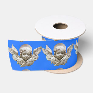 RUBAN EN SATIN ANGE DE RENAISSANCE FLORENTINE