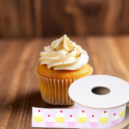 Ruban En Satin Anniversaire de fabrication de Cupcake
