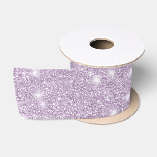 Ruban En Satin Anniversaire Paillettes Poudre de Fée Lavande Fémi
