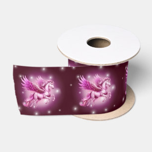 Ruban En Satin Anniversaire Pink Pegasus Design Imaginaire