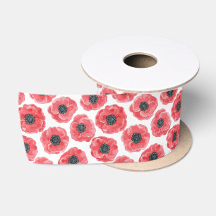 Ruban En Satin Aquarelle des papillons