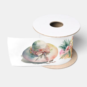 Ruban En Satin Aquarelle Été Amusement Stups