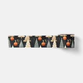Ruban En Satin Arbre Noir Noël