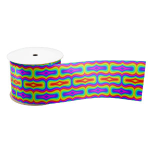 Ruban En Satin Arc-en-ciel
