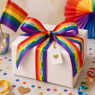 Ruban En Satin Arc-en-ciel Fierté LGBTQ