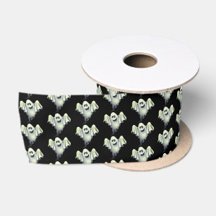 Ruban En Satin Arme-Bouton Halloween satiné
