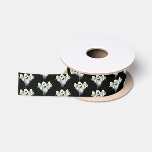 Ruban En Satin Arme-Bouton Halloween satiné