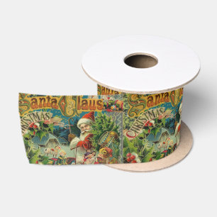 Ruban En Satin Art antique du Père Noël