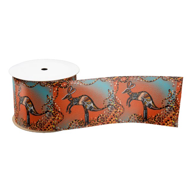 RUBAN EN SATIN ART AUSTRALIEN (Bobine)