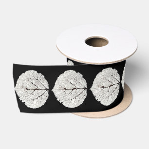 Ruban En Satin Aspen Feuille Squelette 1