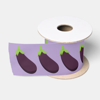 Ruban En Satin Aubergine violette aux légumes party