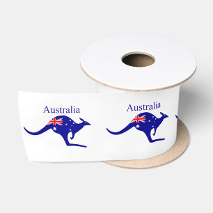 Ruban En Satin Australie : Drapeau Kangaroo Thunder_Cove