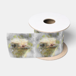 Ruban En Satin autruche