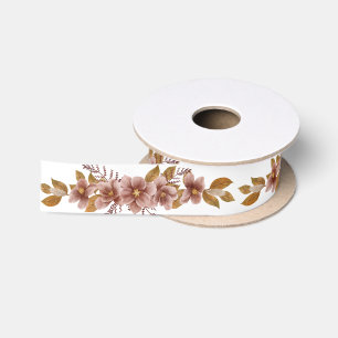 Ruban En Satin Baby Shower bohème rustique d'automne