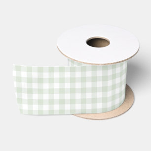 Ruban En Satin Baby shower de En vichy Sage Green