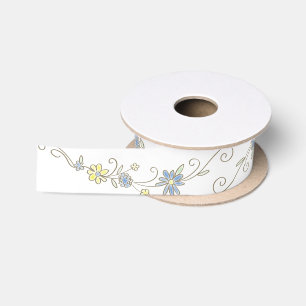 Ruban En Satin Baby shower français de Bulldog Frenchie Blue