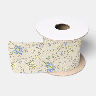 Ruban En Satin Baby shower français de Bulldog Frenchie Blue