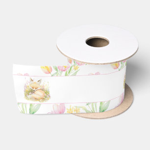 Ruban En Satin Baby shower Spring Fox
